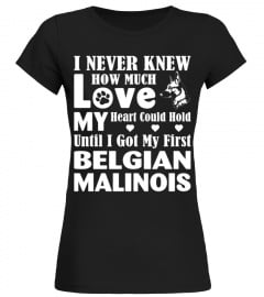 I Never Knew How Much Love My Belgian Malinois Christmas Funny Gift T-shirt