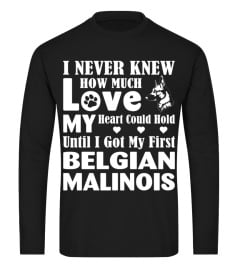 I Never Knew How Much Love My Belgian Malinois Christmas Funny Gift T-shirt