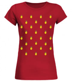 Hawaiian Pineapple T-Shirt Pineapples Emoji Novelty Tropical