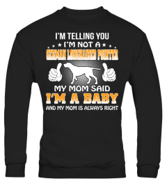 My German Longhaired Pointer My Baby Christmas Funny Gift T-shirt