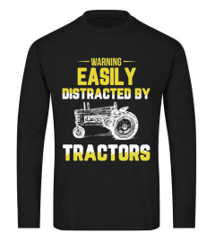 Easily Distracted By Tractors Tshirt