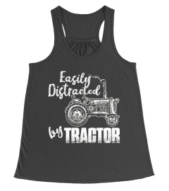 Easily Distracted By Tractors T-Shirt