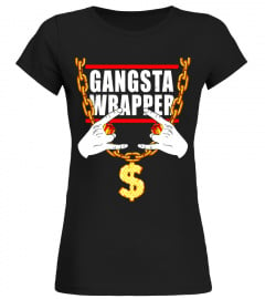 Gangsta Wrapper Funny Christmas Holiday Gift T-Shirt