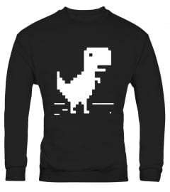 T-Rex T-Shirt Geek Dinosaur Pixel Art Web Developer Nerd Tee - Limited Edition