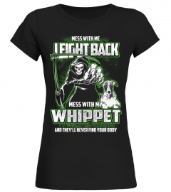 Don't Mess with My Whippet Christmas Funny Gift T-shirt