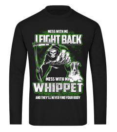 Don't Mess with My Whippet Christmas Funny Gift T-shirt