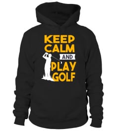 Keep Calm and Play Golf funny T-shirt Gift