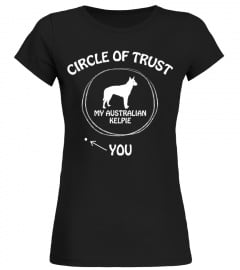 Australian Kelpie Circle of Trust Christmas Cute Funny Gift T-shirt