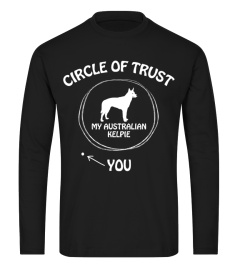 Australian Kelpie Circle of Trust Christmas Cute Funny Gift T-shirt