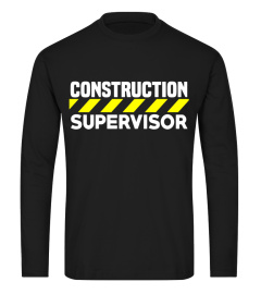 Construction Supervisor Safety T-Shirts for Crew Workers