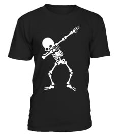 Dabbing Skeleton Halloween Funny Dab Hip Hop T Shirt