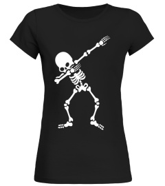 Dabbing Skeleton Halloween Funny Dab Hip Hop T Shirt