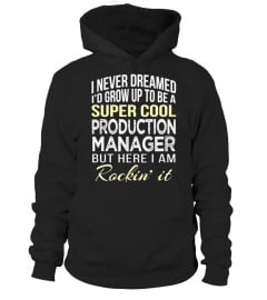 Production Manager T Shirt Funny Gift Tee