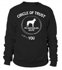 Australian Kelpie Circle of Trust Christmas Cute Funny Gift T-shirt