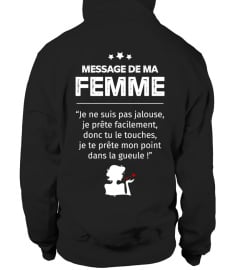 MESSAGE DE MA FEMME HUMOUR