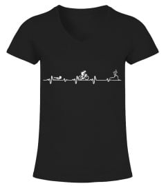 Triathlon Heartbeat - T-Shirt