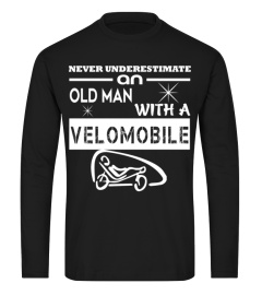 An Old Man With A Velomobile T Shirt