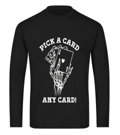 Card Trick Shirt Pick a Card Magicians Skeleton Halloween T