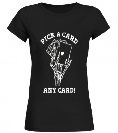 Card Trick Shirt Pick a Card Magicians Skeleton Halloween T