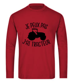 T-shirt je peux pas j'ai tracteur