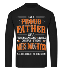 Proud Father Aries Daughter She Bought This Shirt