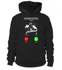 Snowboarding Mobile - Funny T-Shirt