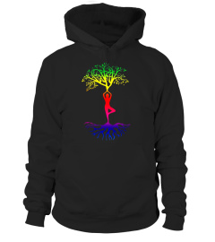 Yoga Tree Rainbow Namaste Nature Lover Karma Shirt