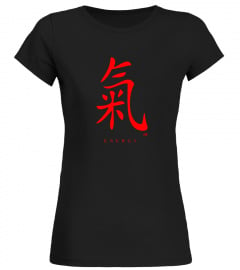 Ki Energy Kanji Japanese Calligraphy Zen T-Shirt. Novelty