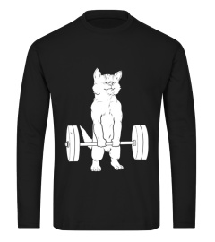 Cat Deadlift Powerlifting T-Shirt