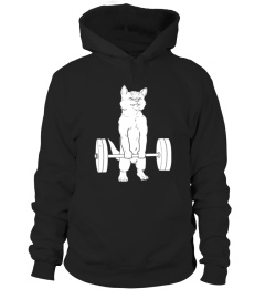 Cat Deadlift Powerlifting T-Shirt