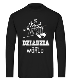 Mens Most Awesome Dziadzia In World Polish Grandpa T Shirt