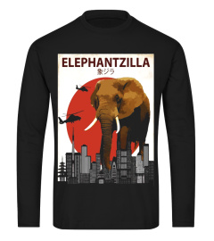 Elephantzilla | Funny African Bush Elephant T-Shirt Gift