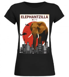 Elephantzilla | Funny African Bush Elephant T-Shirt Gift