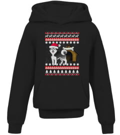 Siberian Husky Ugly Christmas Sweaters