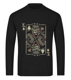 Biker King of Spades Poker