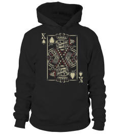 Biker King of Spades Poker