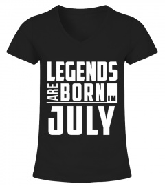 Legends Are Born In July  Birthday Gift T-shirt