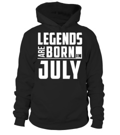 Legends Are Born In July  Birthday Gift T-shirt