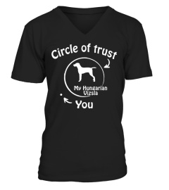 Circle of trust Hungarian Vizsla  funny gifts t-shirt