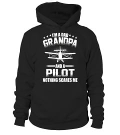 I'm A Dad Grandpa T-Shirt Pilot Father's Day