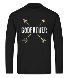 Mens Godfather Shirt, Tribal Arrows Adventure Father's Day Gift