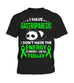 I HAVE GASTROPARESIS I DON'T HAVE THE ENERGY T SHIRT