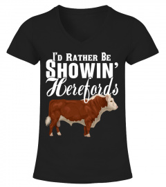 Showing Herefords
