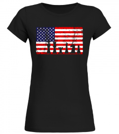 American Flag Chess USA Patriotic Player T-Shirt Vintage