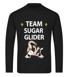 Team Sugar Glider Cute Dog Lover Pawprint T-Shirt