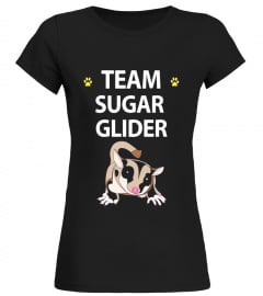 Team Sugar Glider Cute Dog Lover Pawprint T-Shirt