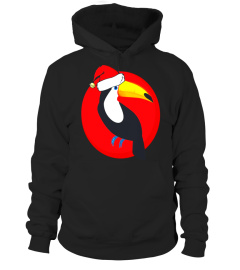 Funny Toucan Christmas Santa Hat T-Shirt