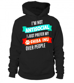 Not Antisocial Just Prefer My Shiba Inu Over People T-Shirt