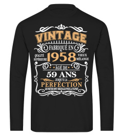 Vintage fabriqué en - 1958-shirt