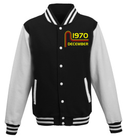 Pop 1970 December Vintage Retro Birthday Apparel